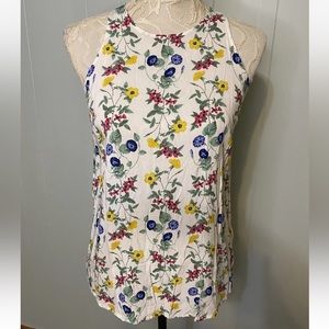 Floral Sleeveless Top - Multicolor